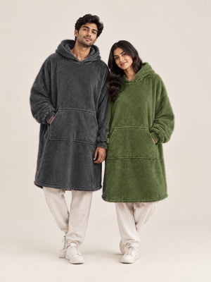 CozyGo Couple Combo - Charcoal & Olive Pairing
